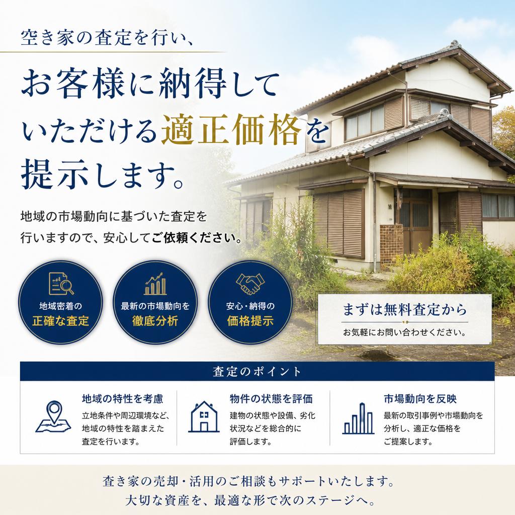 信頼できる査定で納得の価格を提案