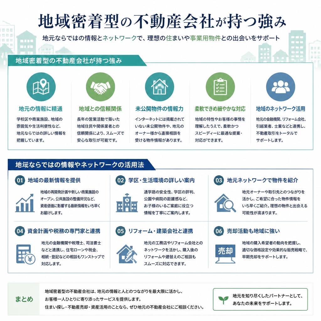 地域に密着したサービスの重要性