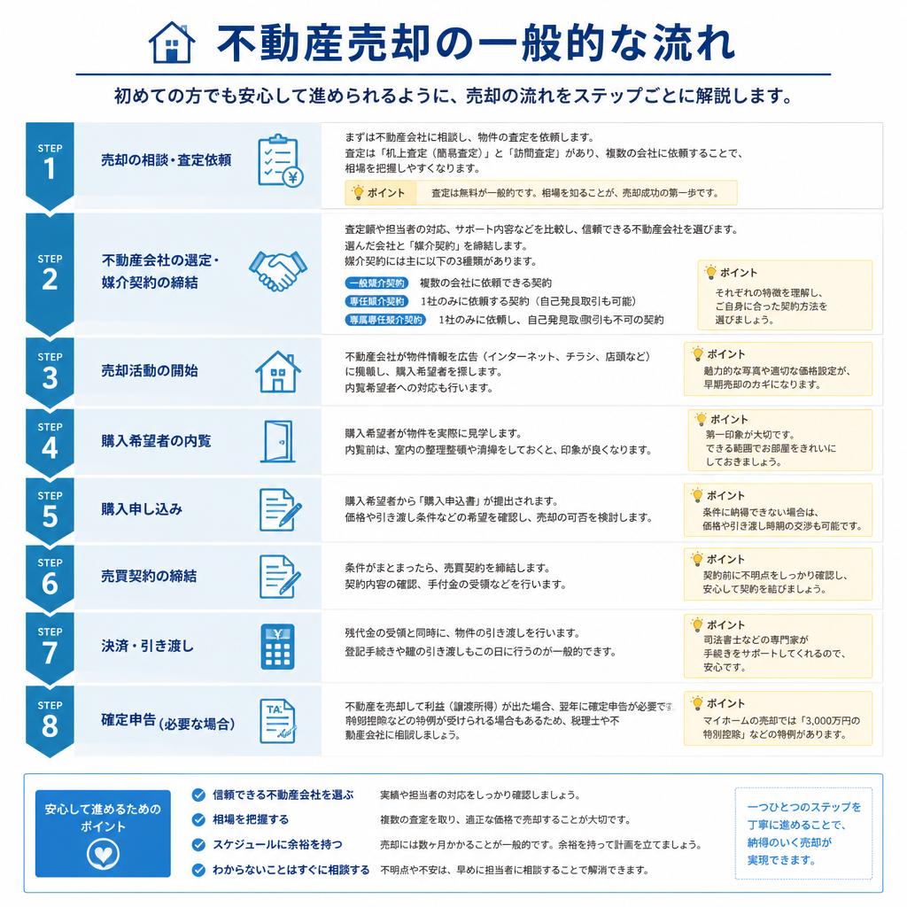 不動産売却の流れ