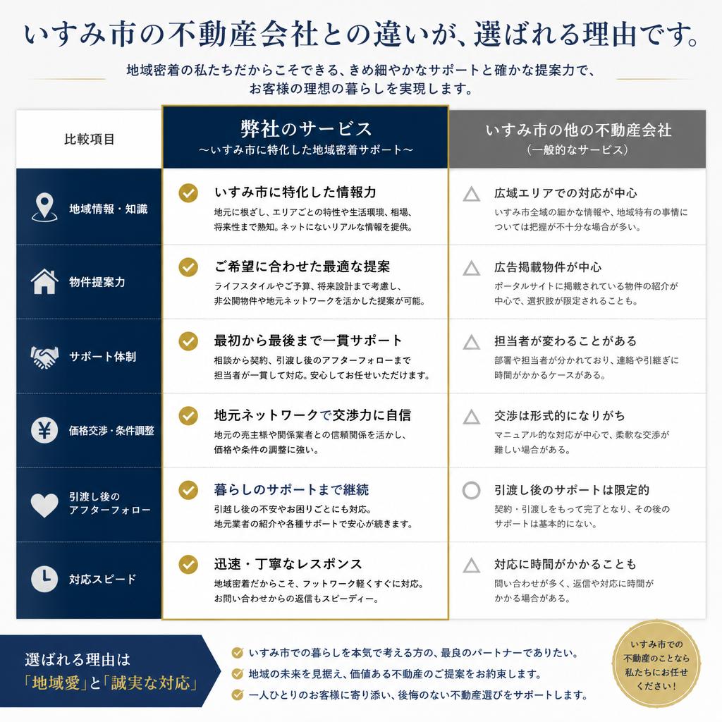 他社との違いとは？