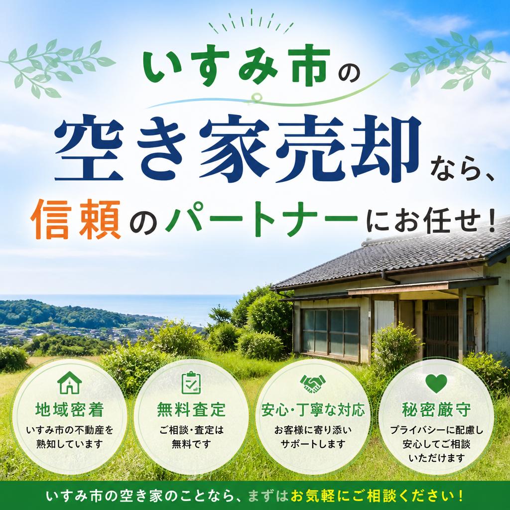 いすみ市の空き家売却なら、信頼のパートナーにお任せ！