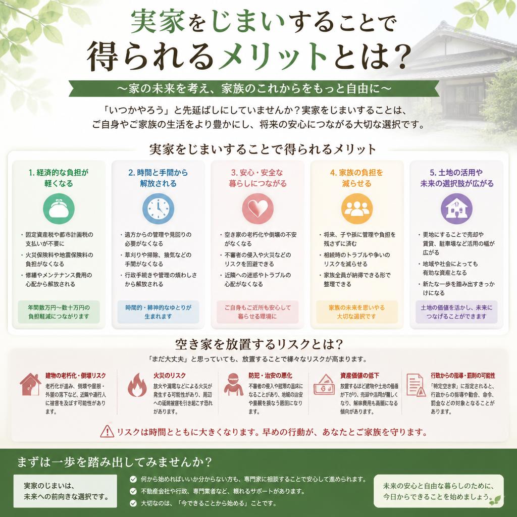 実家じまいの必要性とメリット