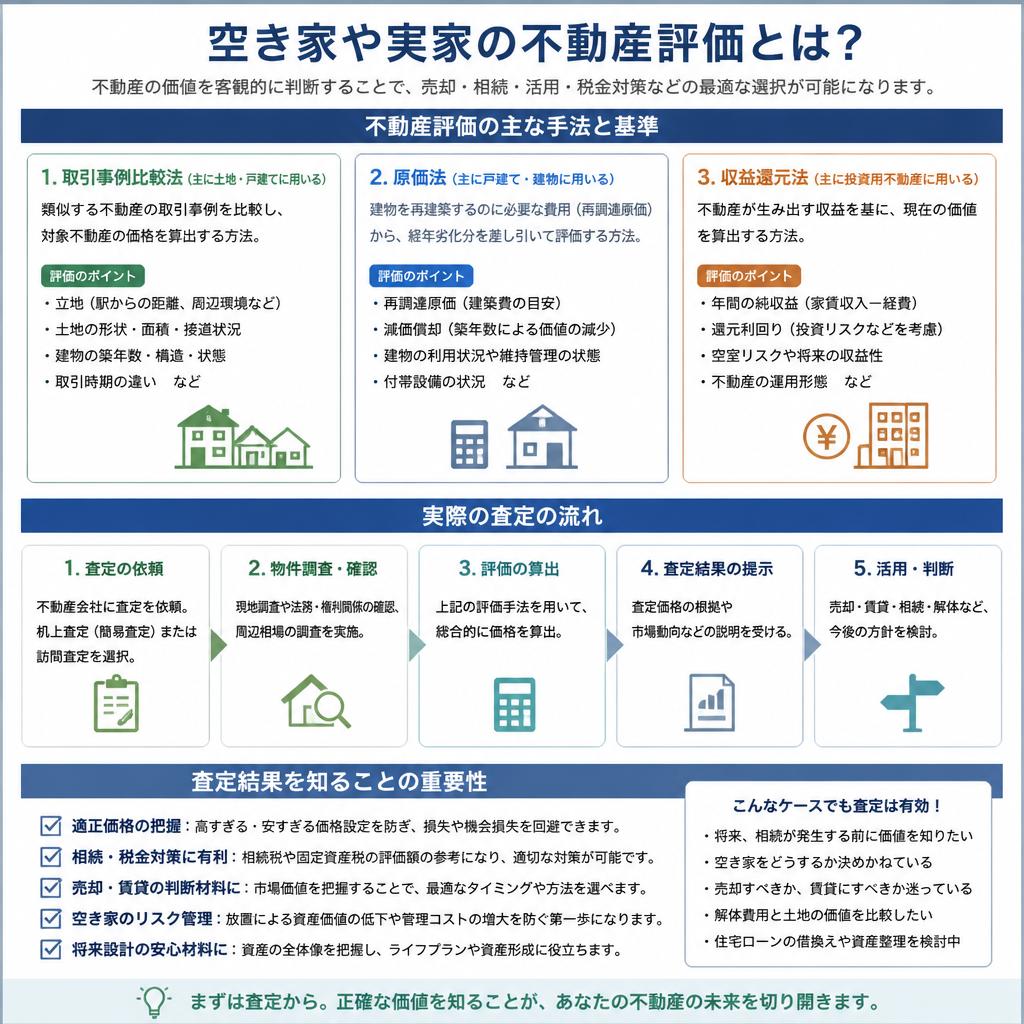 不動産の評価方法