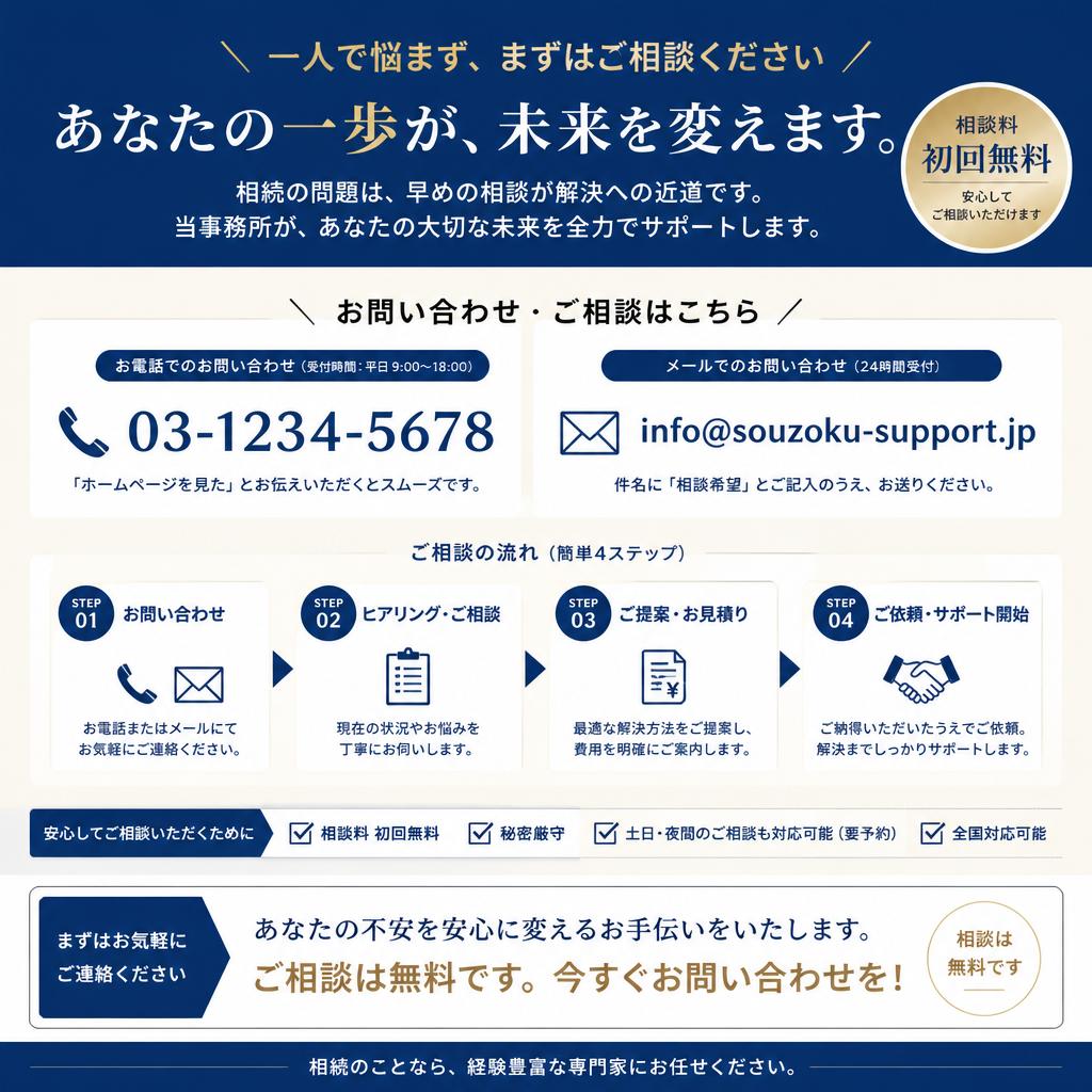 今すぐ無料相談へ！