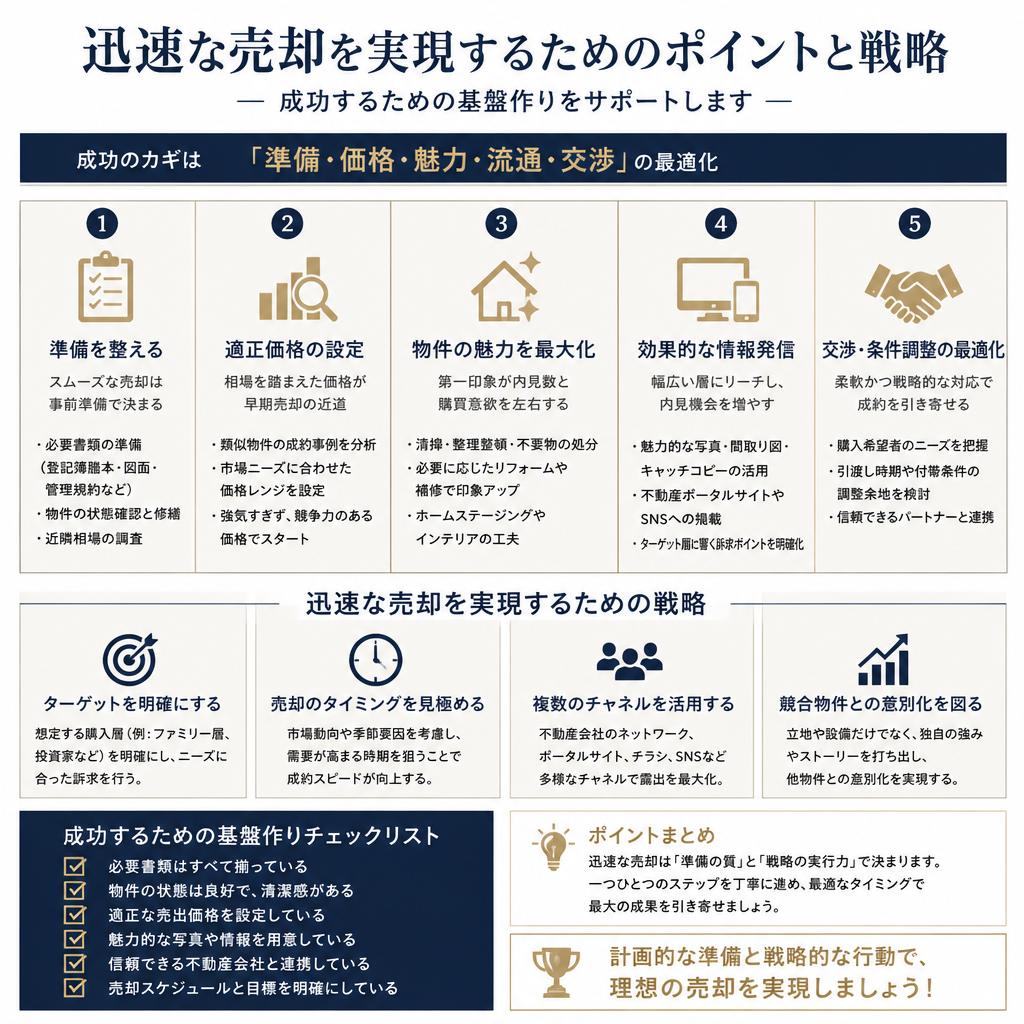 空き家を早期に売却するためのポイント