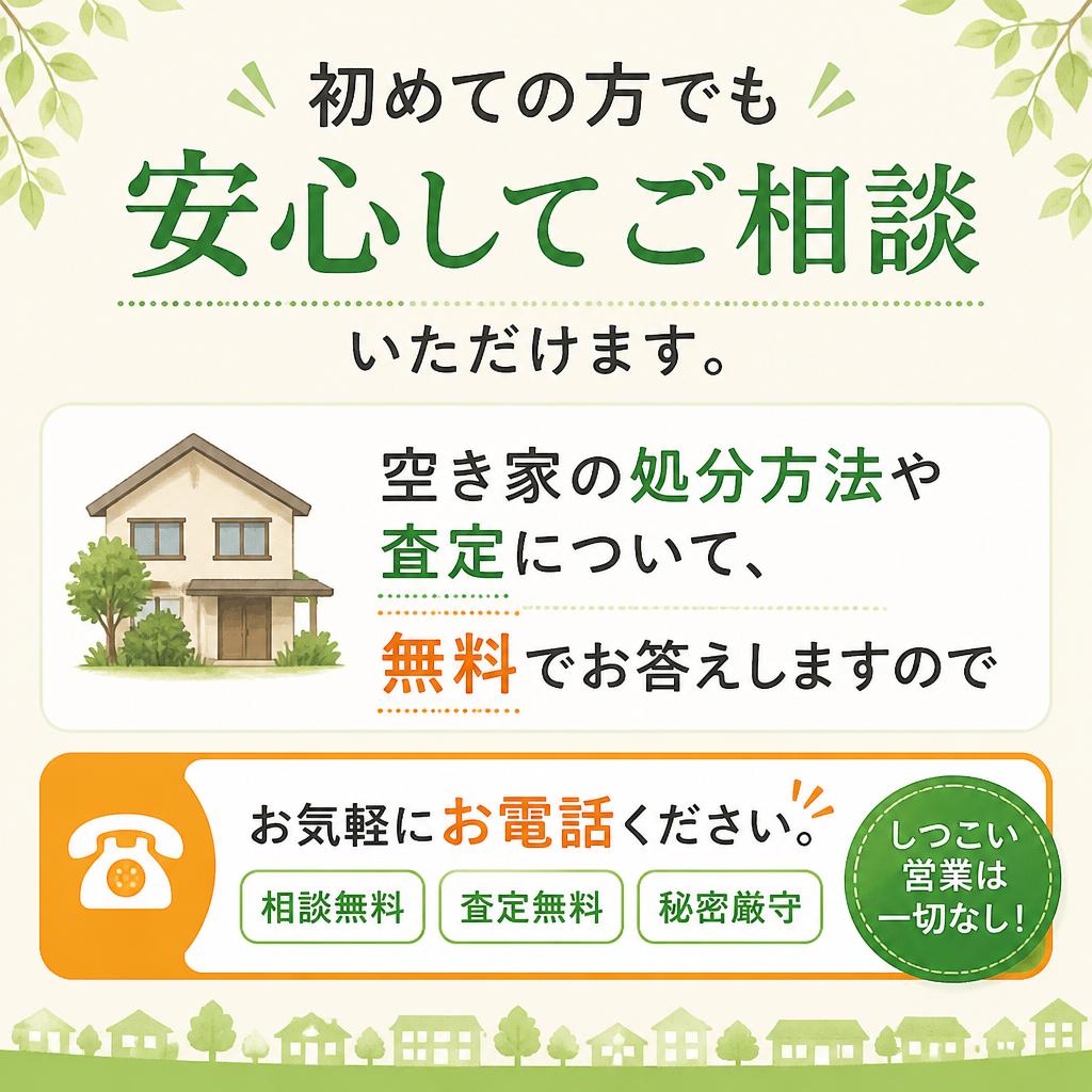 相談は無料！お気軽にご連絡を