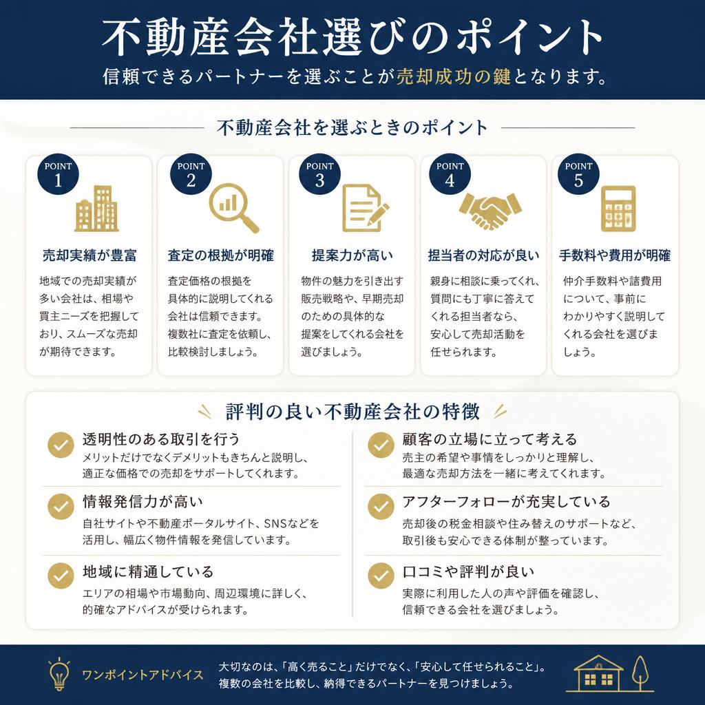 2. 評判の良い不動産会社の選び方