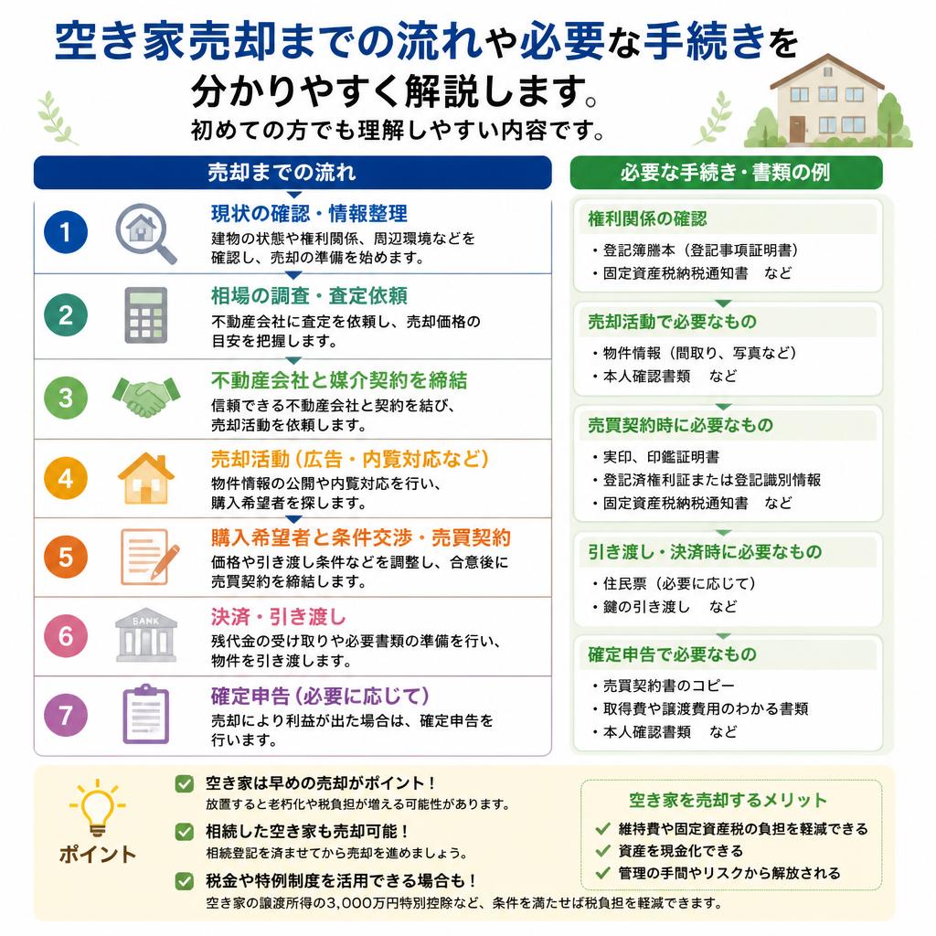 売却プロセスの流れ