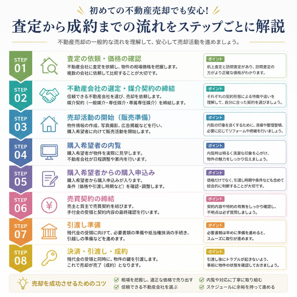 不動産売却の流れ