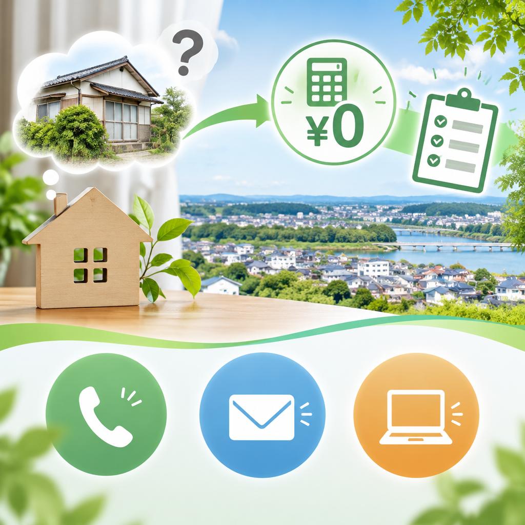 空き家のこれからを、まずは無料相談で一緒に考えませんか？